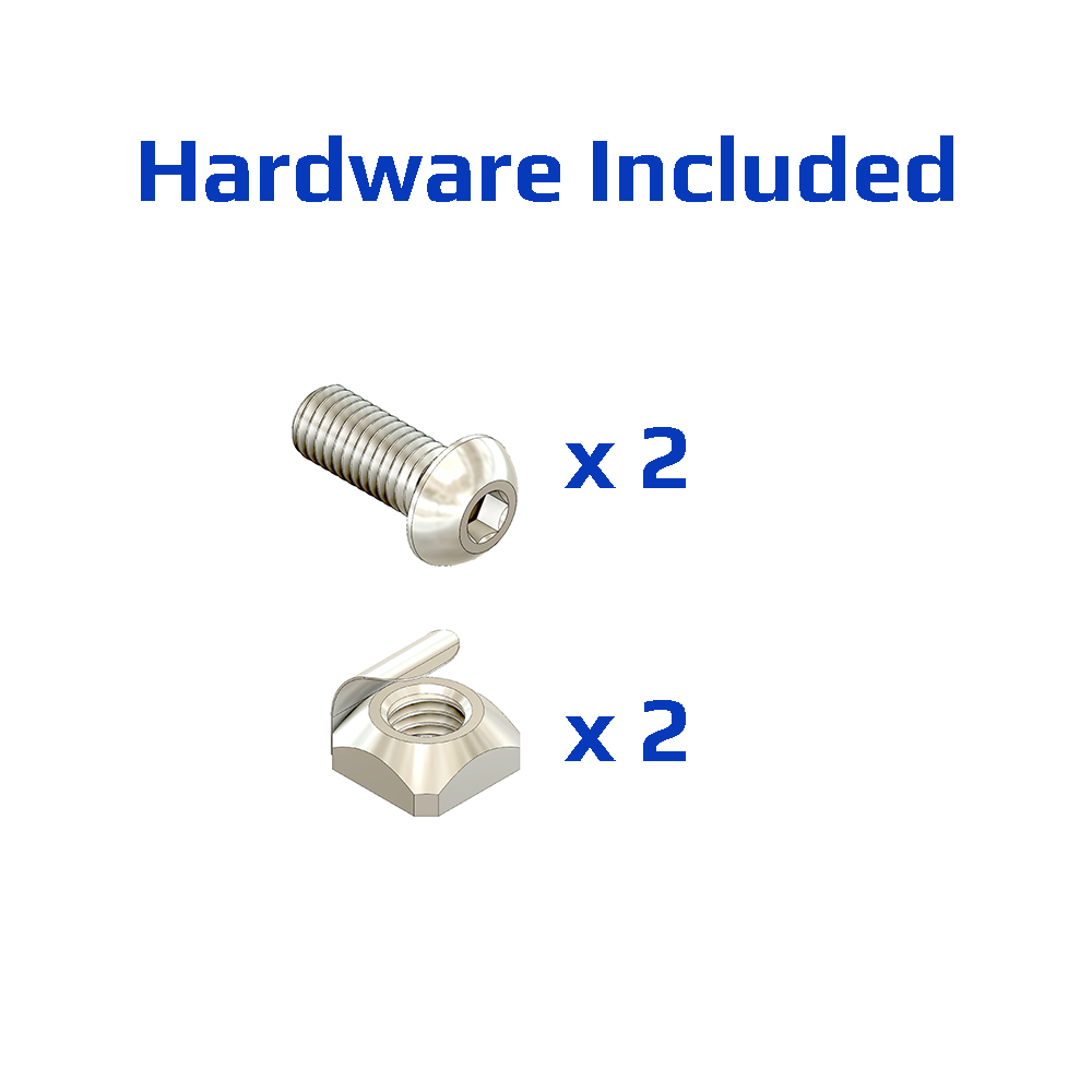 40-510-0 MODULAR SOLUTIONS ANGLE BRACKET 45MM TALL X 45MM WIDE HARDWARE NOT INCLUDED